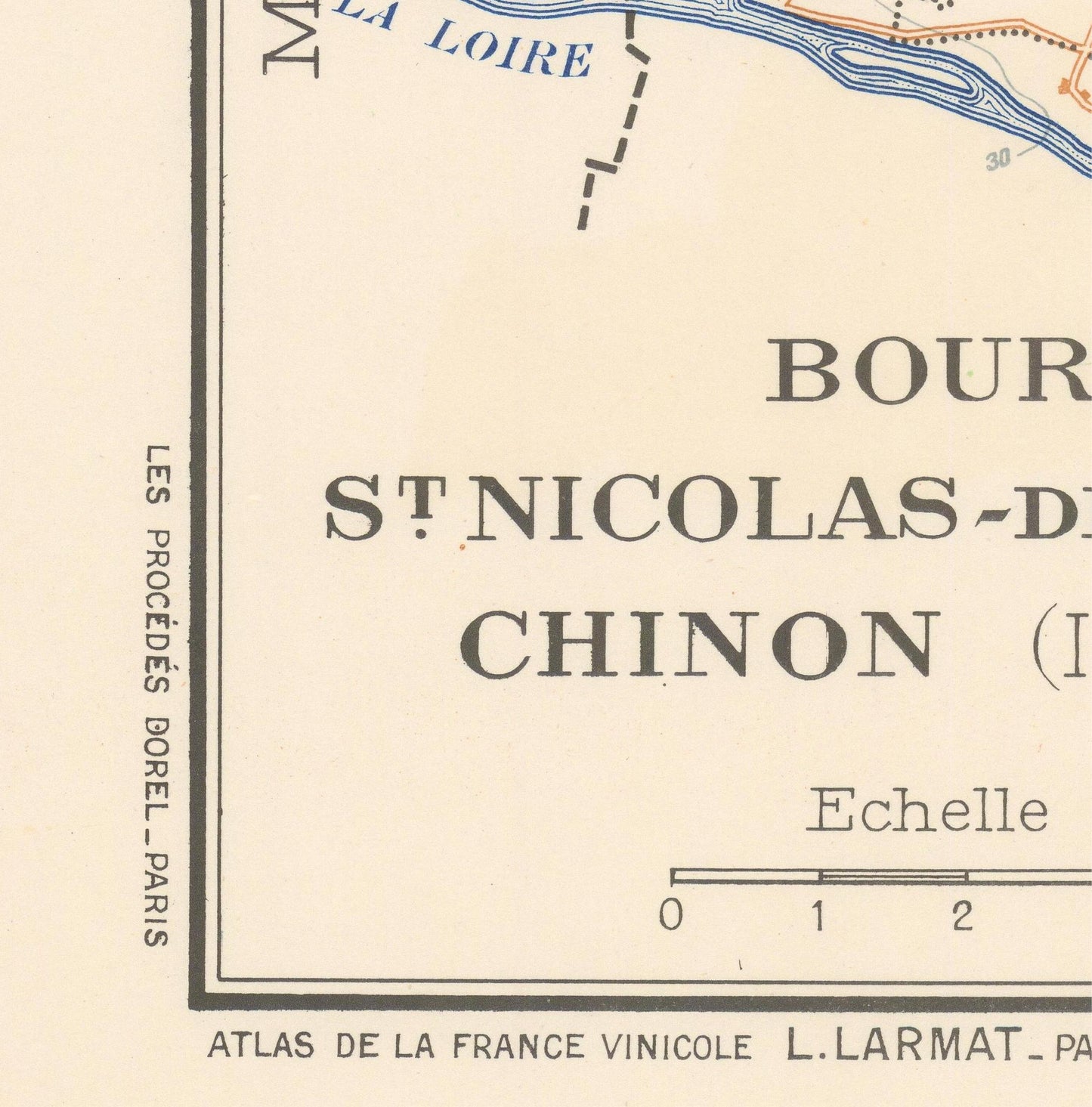 detail of the map from the bottom left corner
