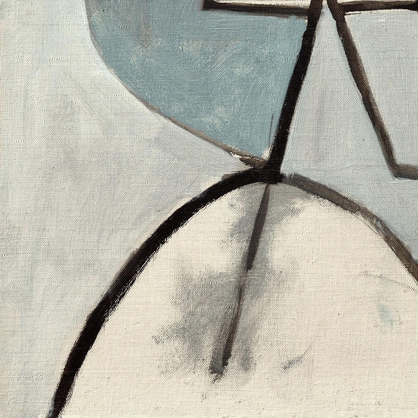 Abstract art with geometric shapes on a textured surface