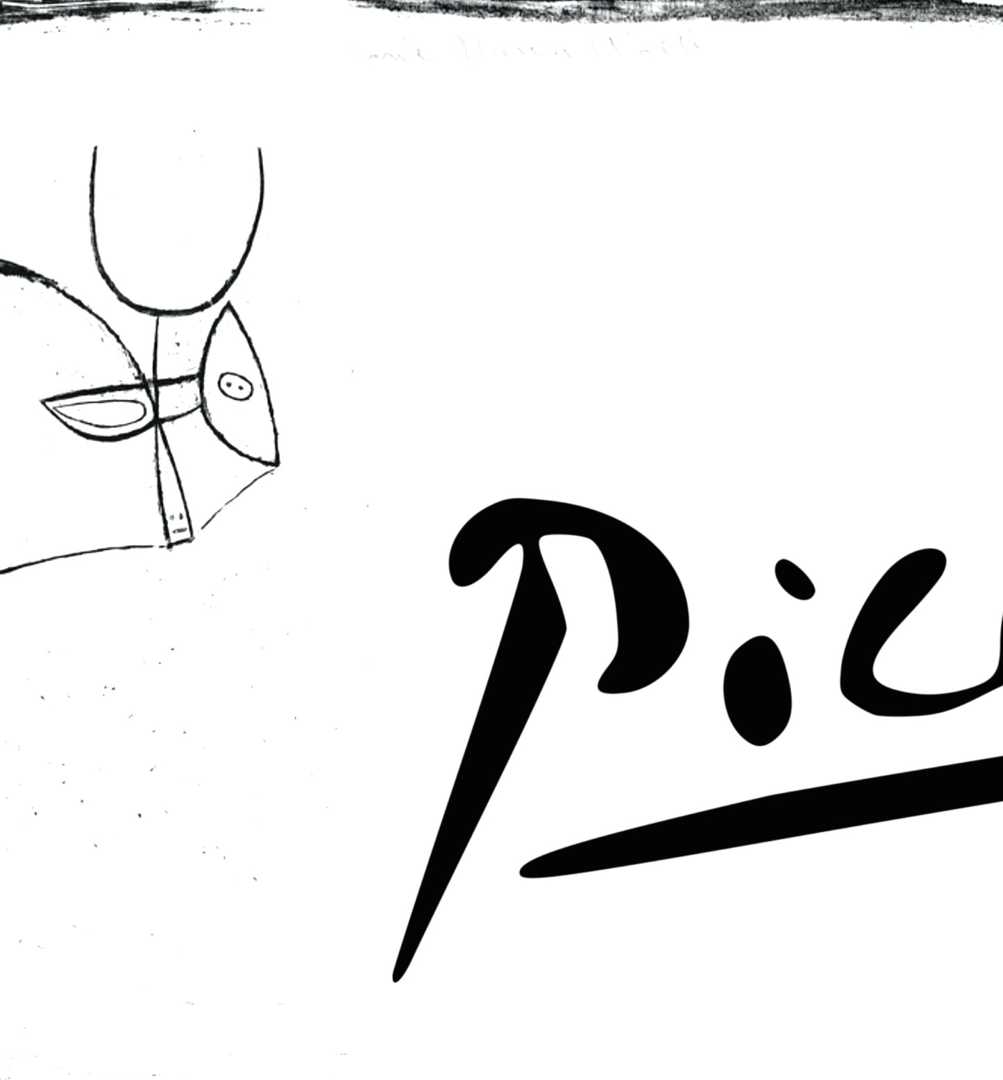 Black and white illustration of a fish with a stylized 'Pic' logo.
