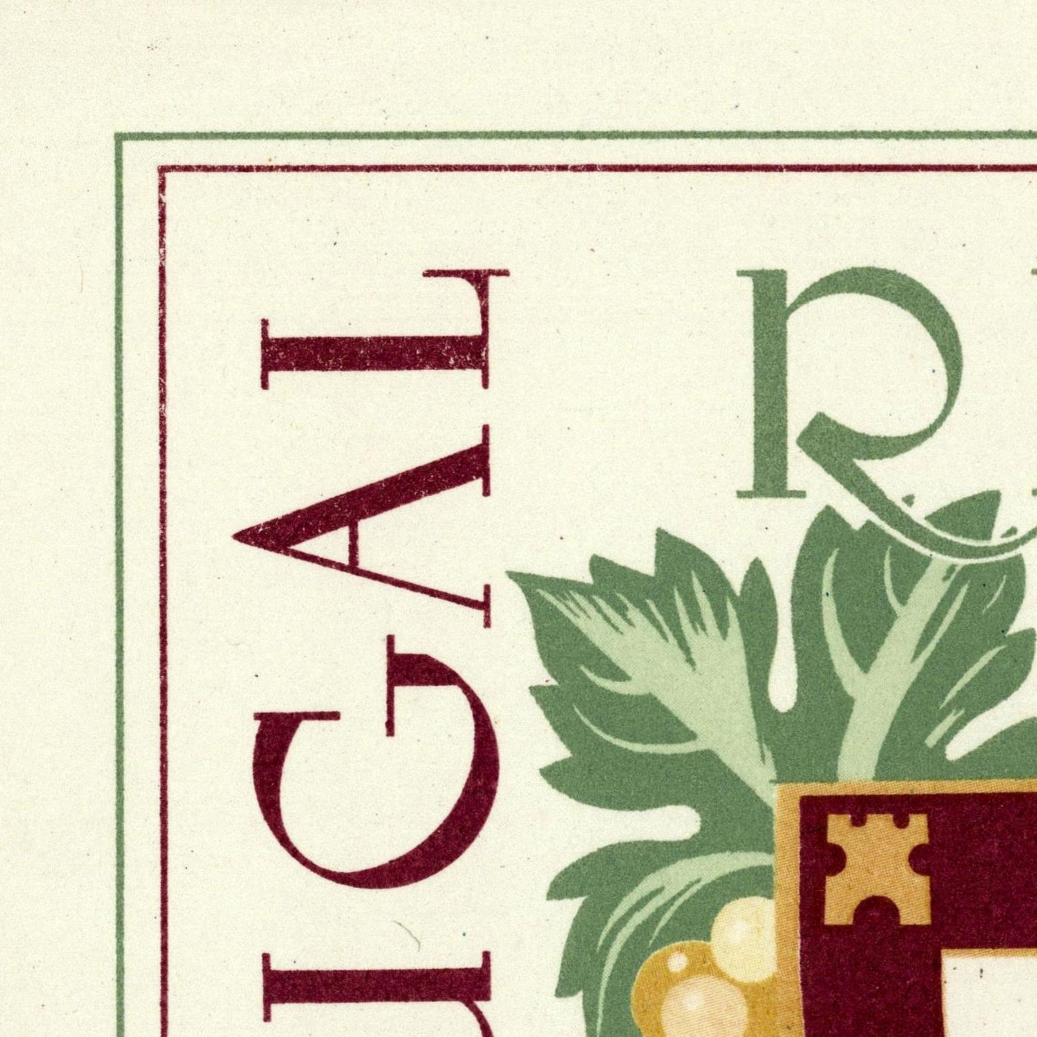 detail of the map from the top left corner
