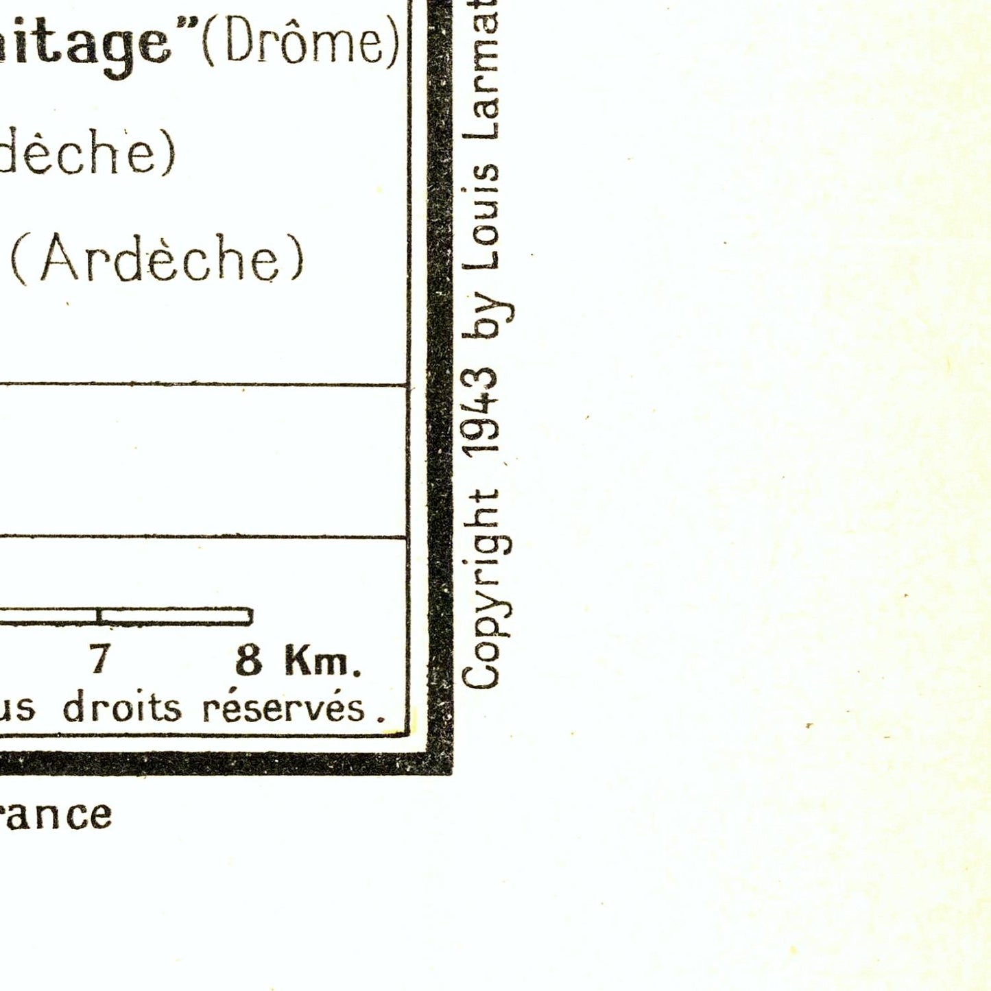 Map or chart with text and a copyright notice on a white background