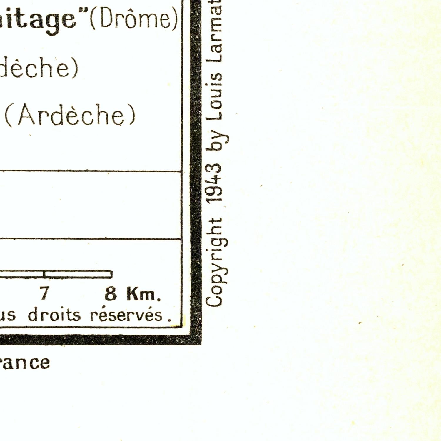 Map or chart with text and a copyright notice on a white background