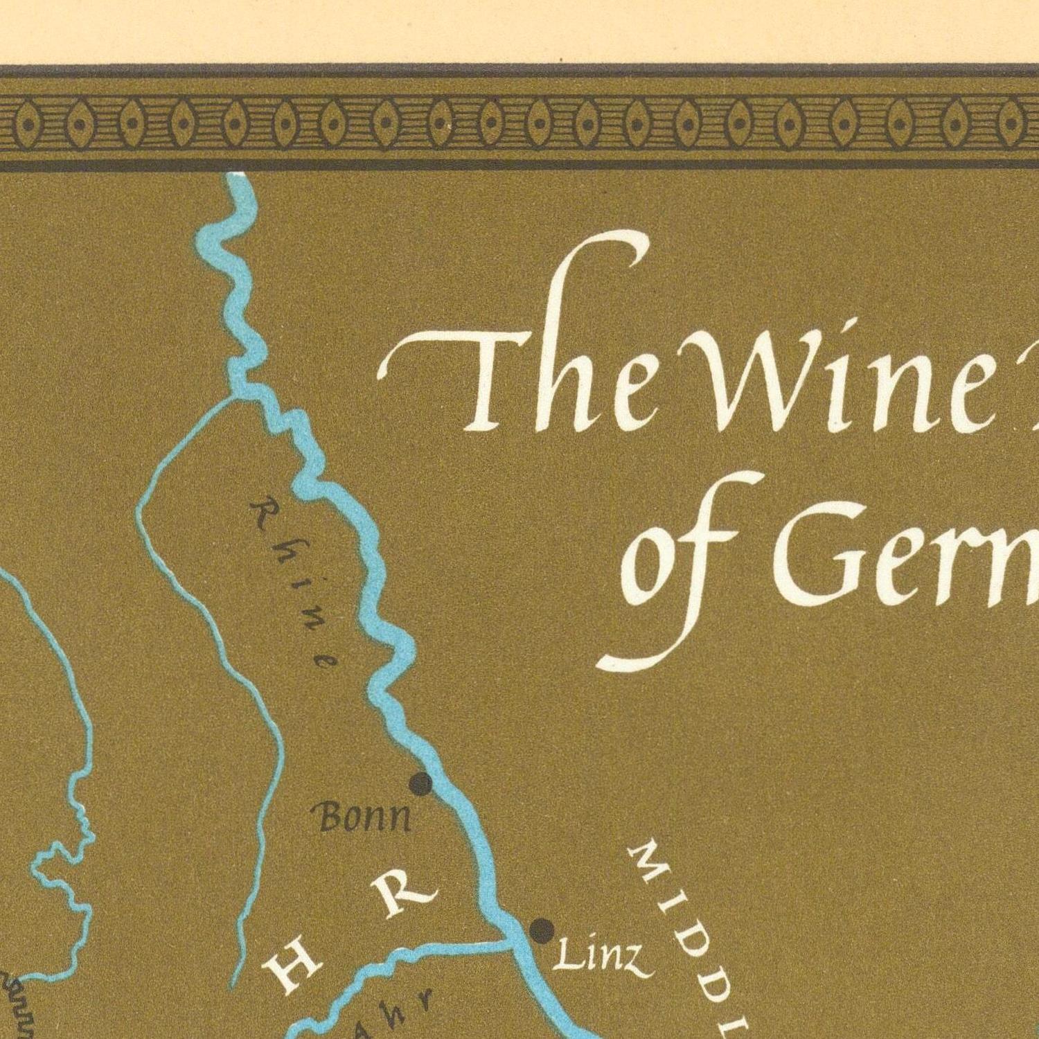 detail of the map from the centre left
