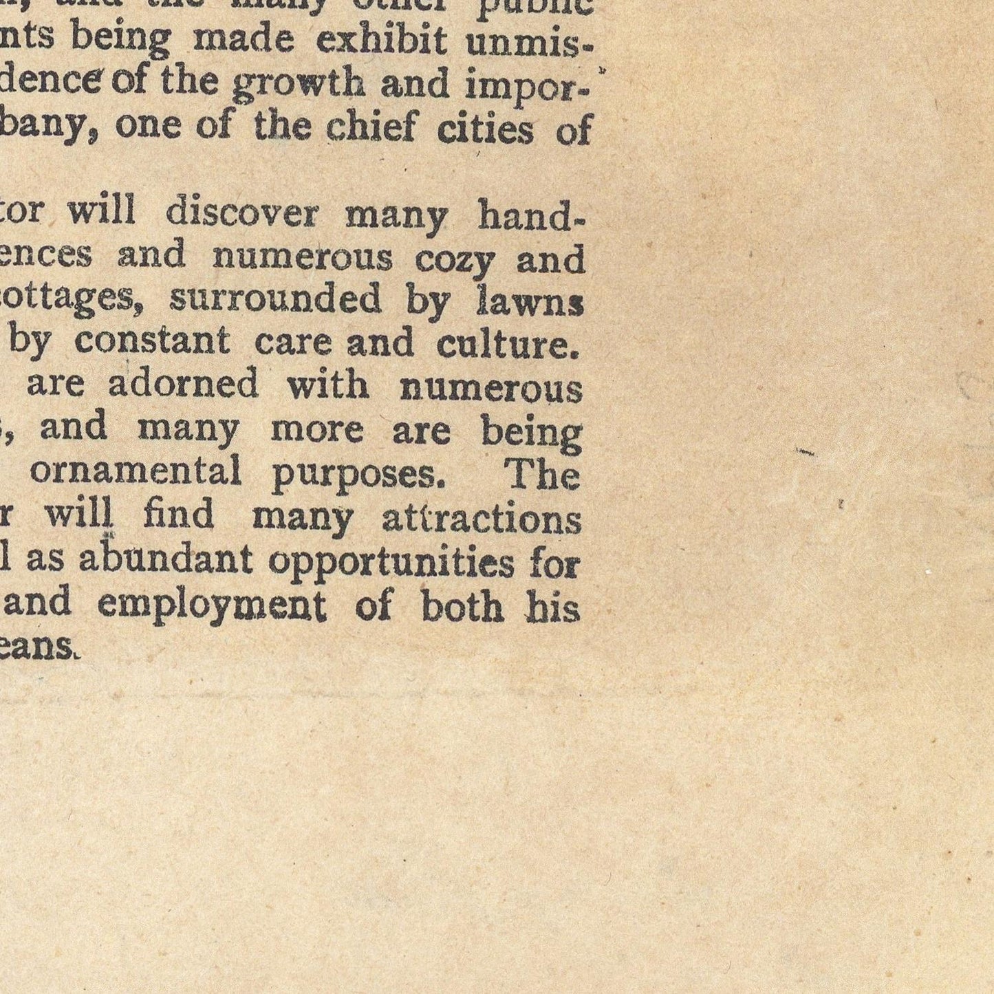 Text on a textured beige background