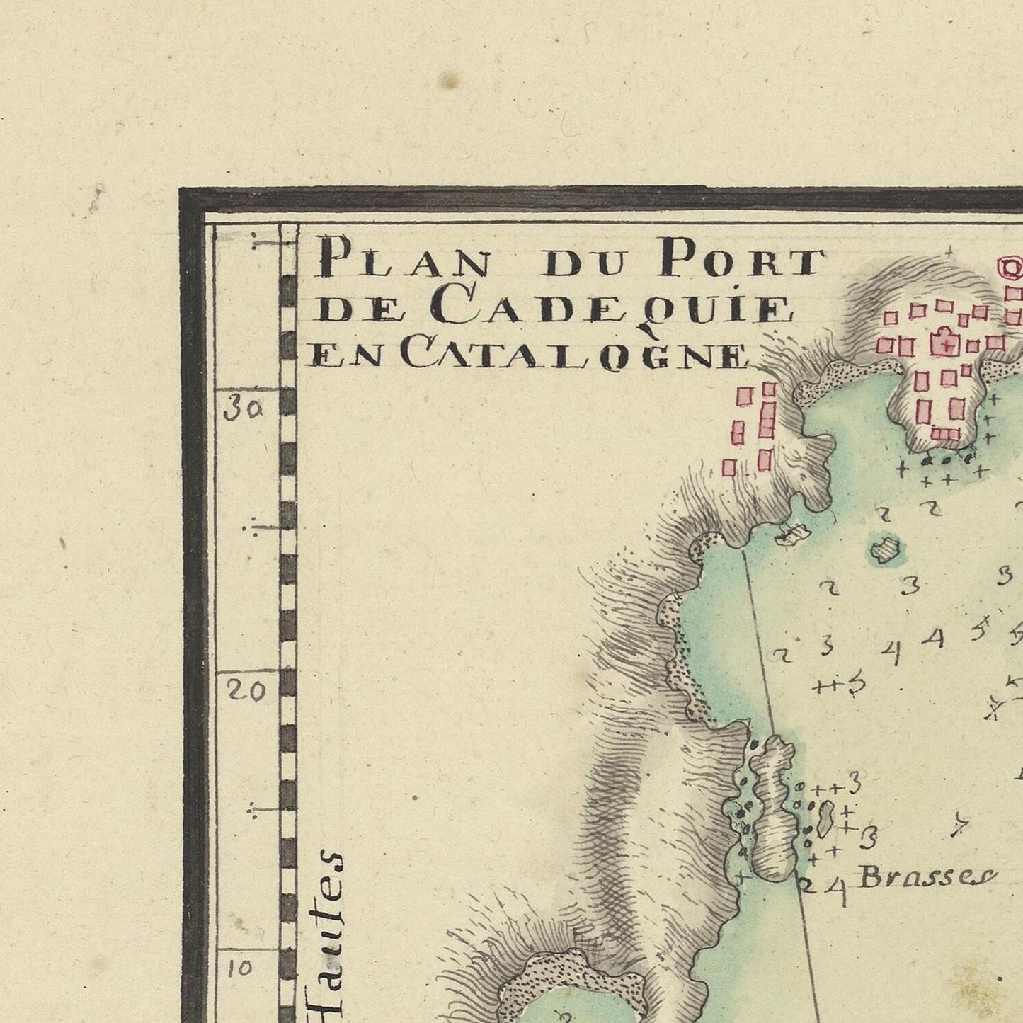 detail of the map from the top left corner
