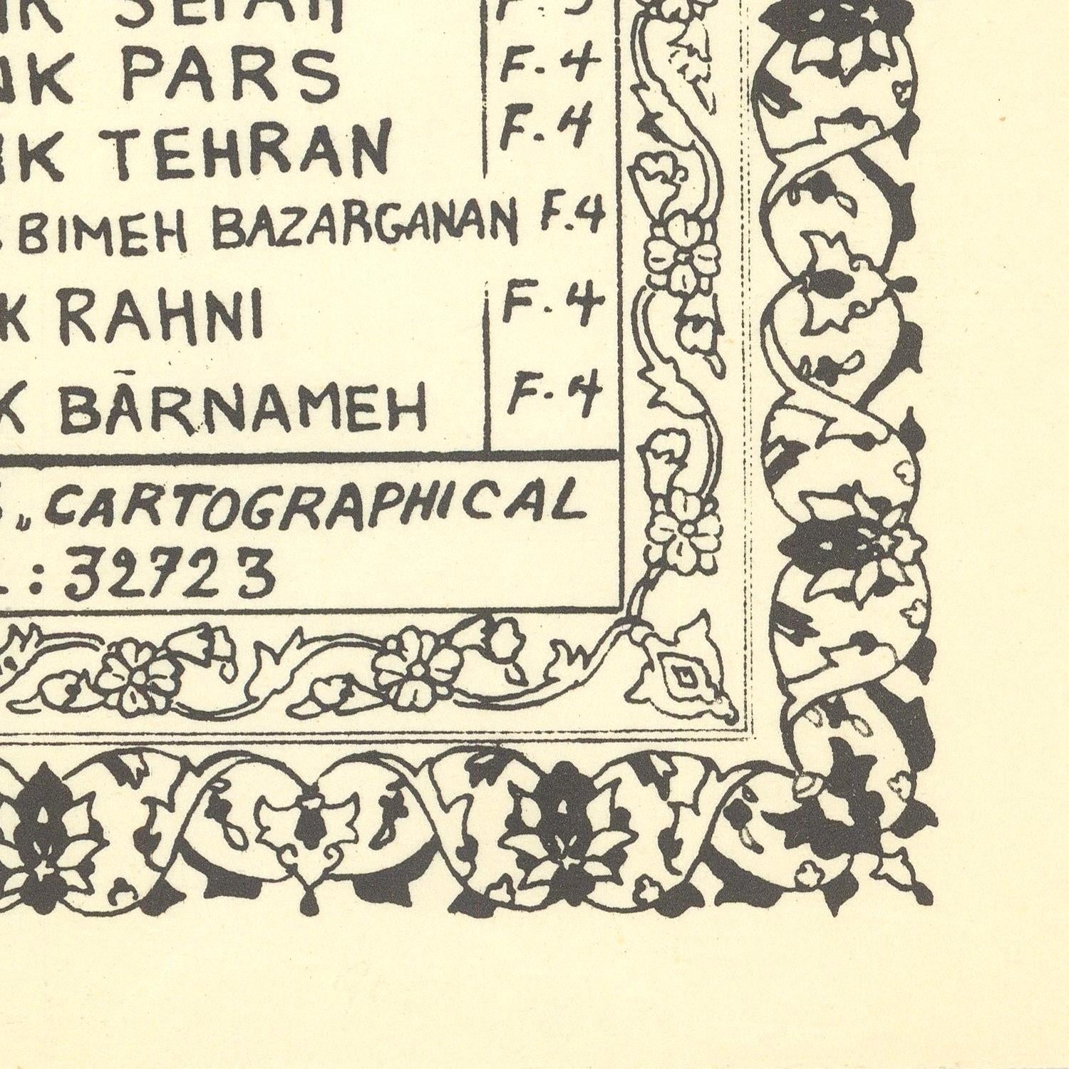 detail of the map from the bottom right corner
