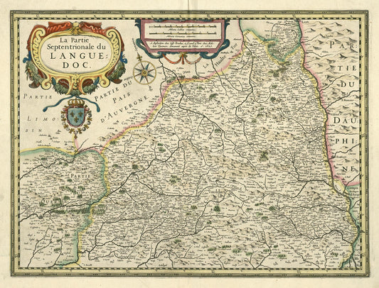 presentation of the map reproduction without a frame
