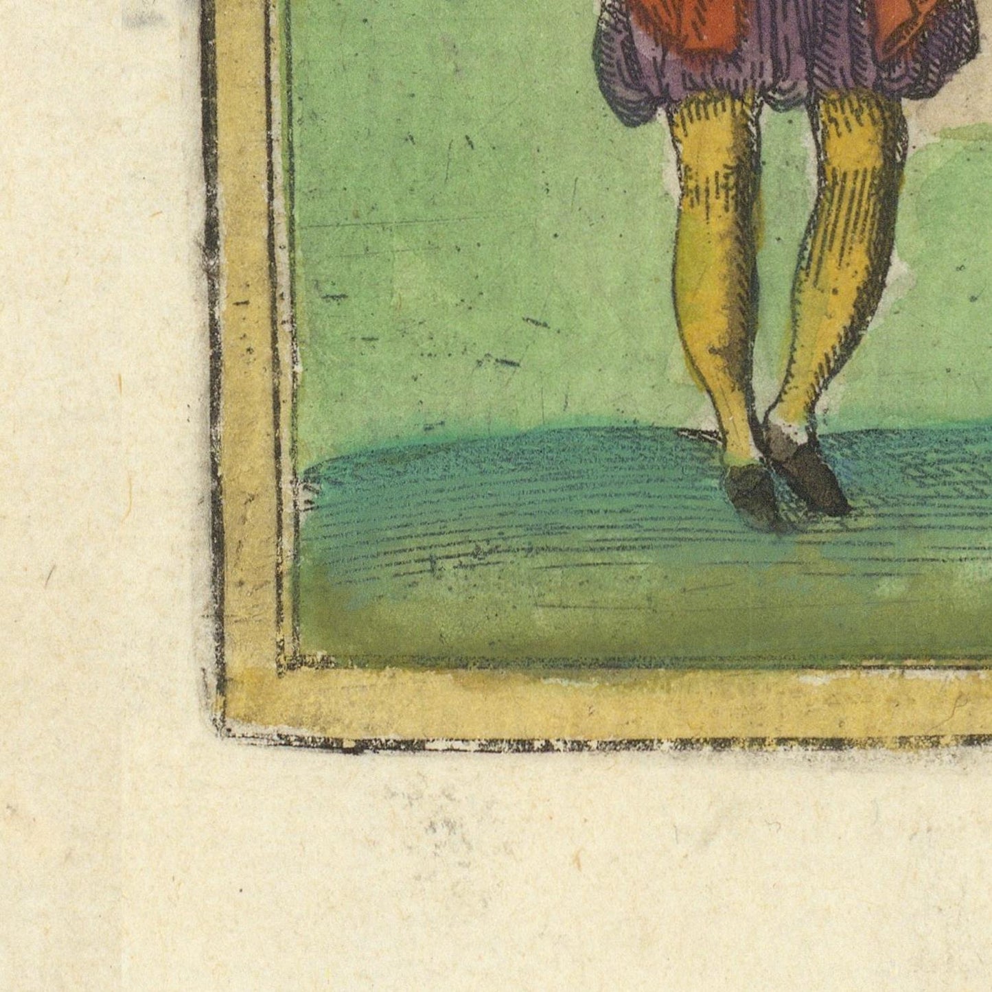 detail of the map from the bottom left corner
