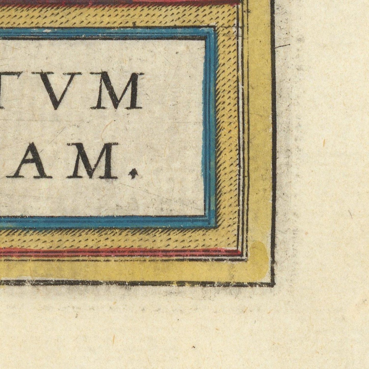 detail of the map from the bottom right corner
