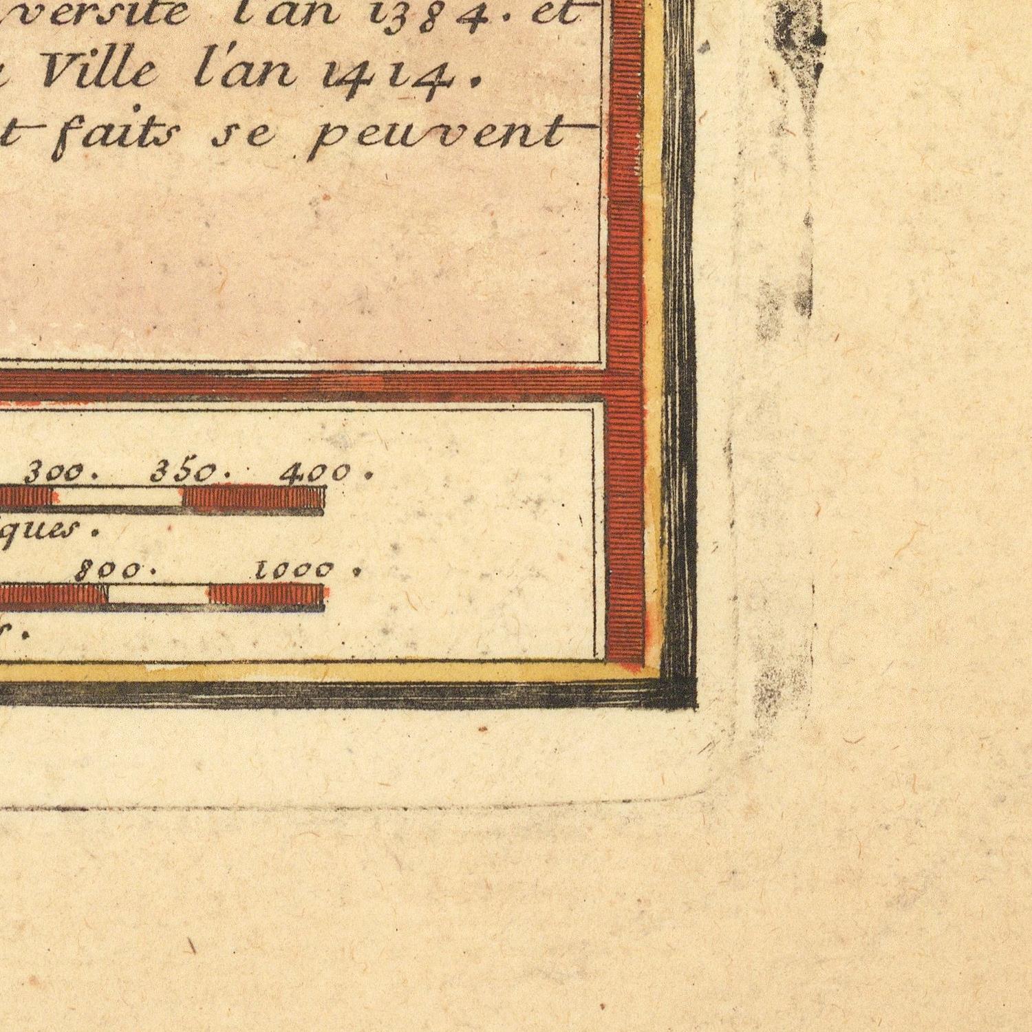 Vintage document with text and a bar graph on aged paper