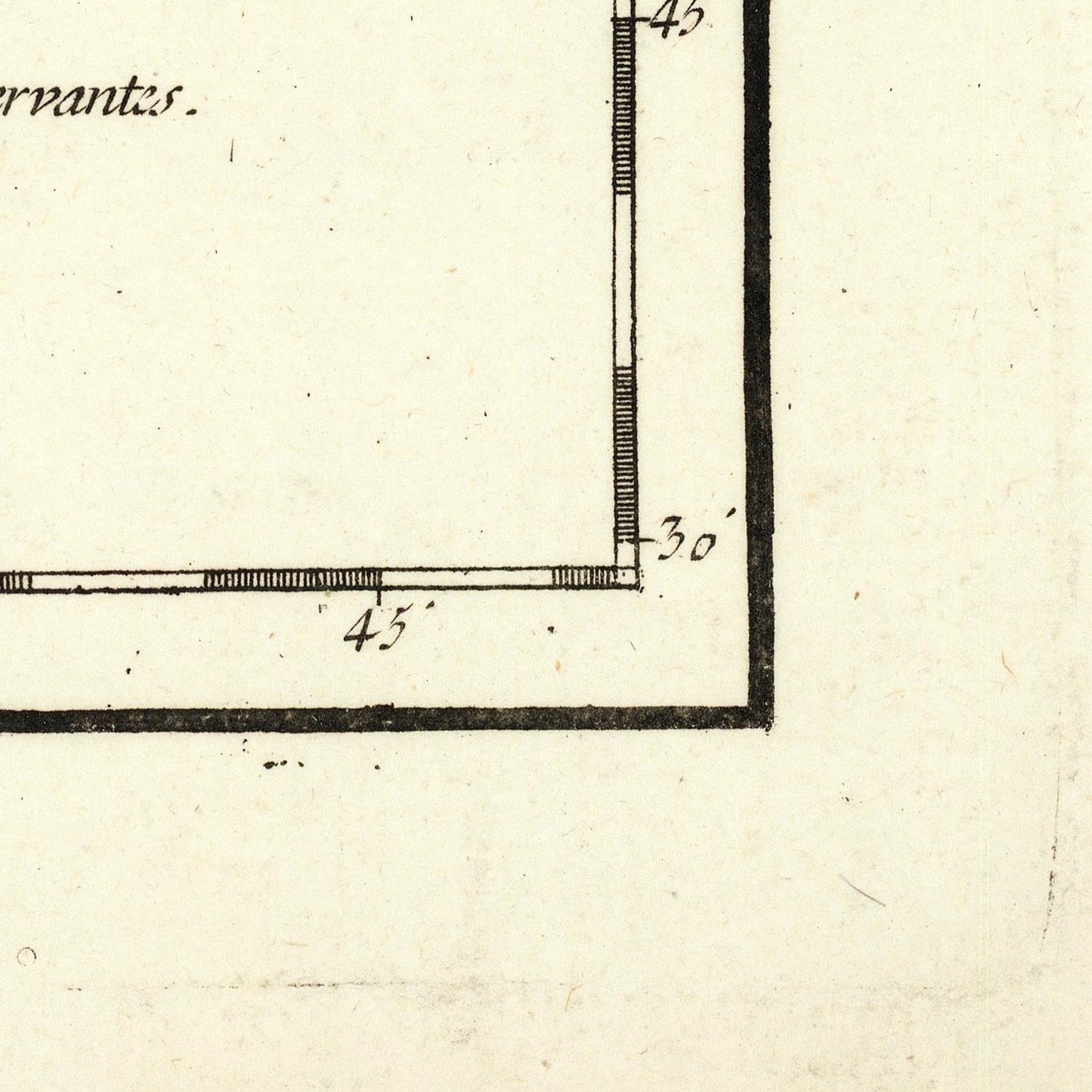 detail of the map from the bottom right corner
