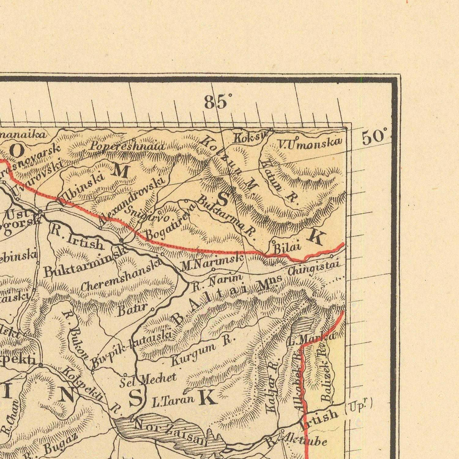 detail of the map from the top right corner
