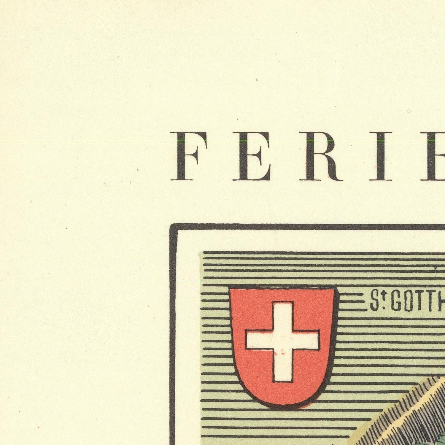 Vintage-style text and emblem on a beige background
