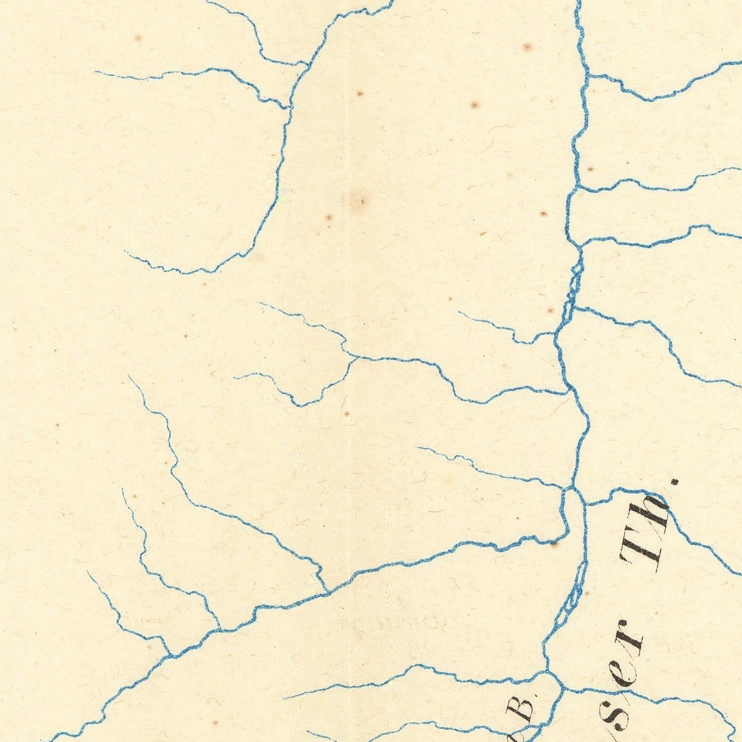 detail of the map from the centre left
