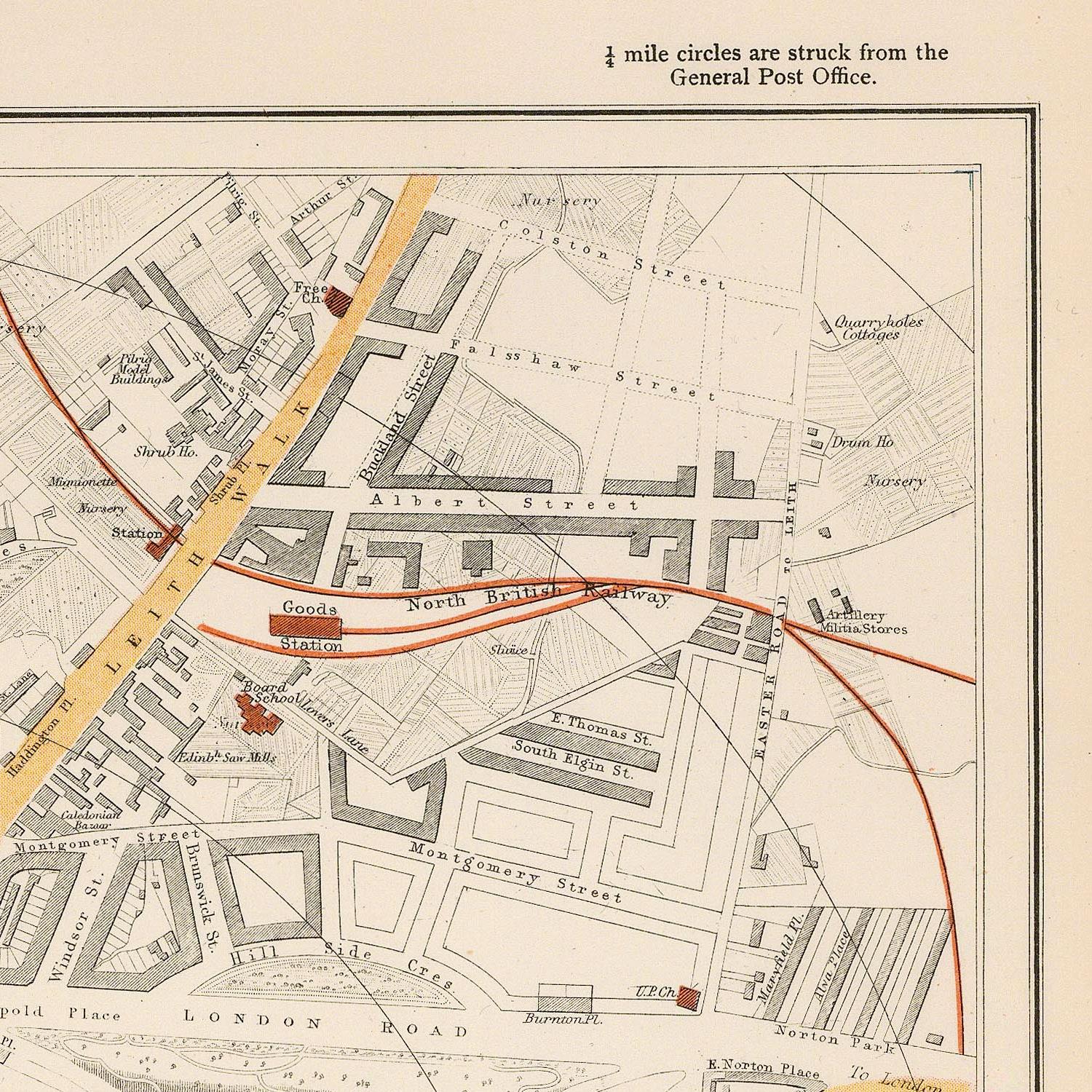 detail of the map from the top right corner
