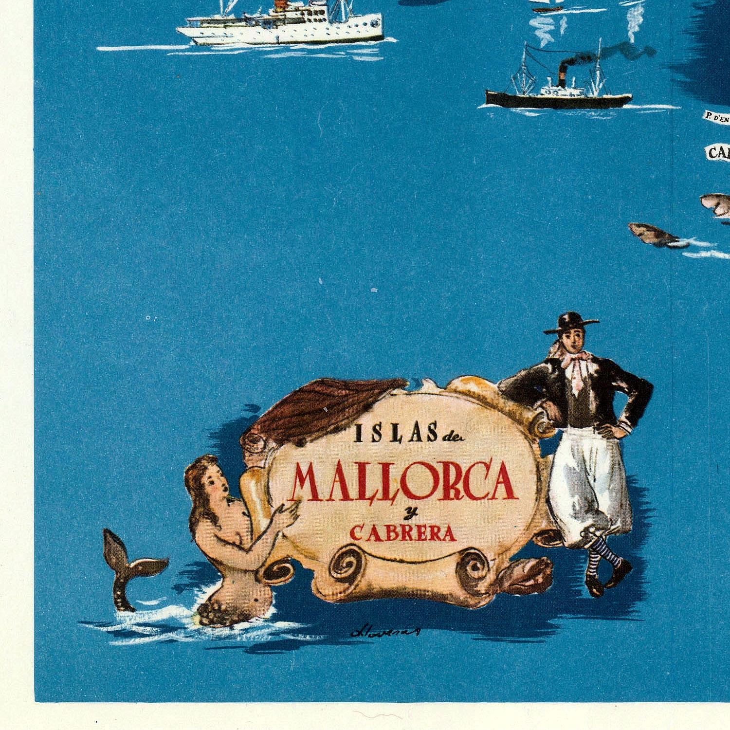 detail of the map from the bottom left corner
