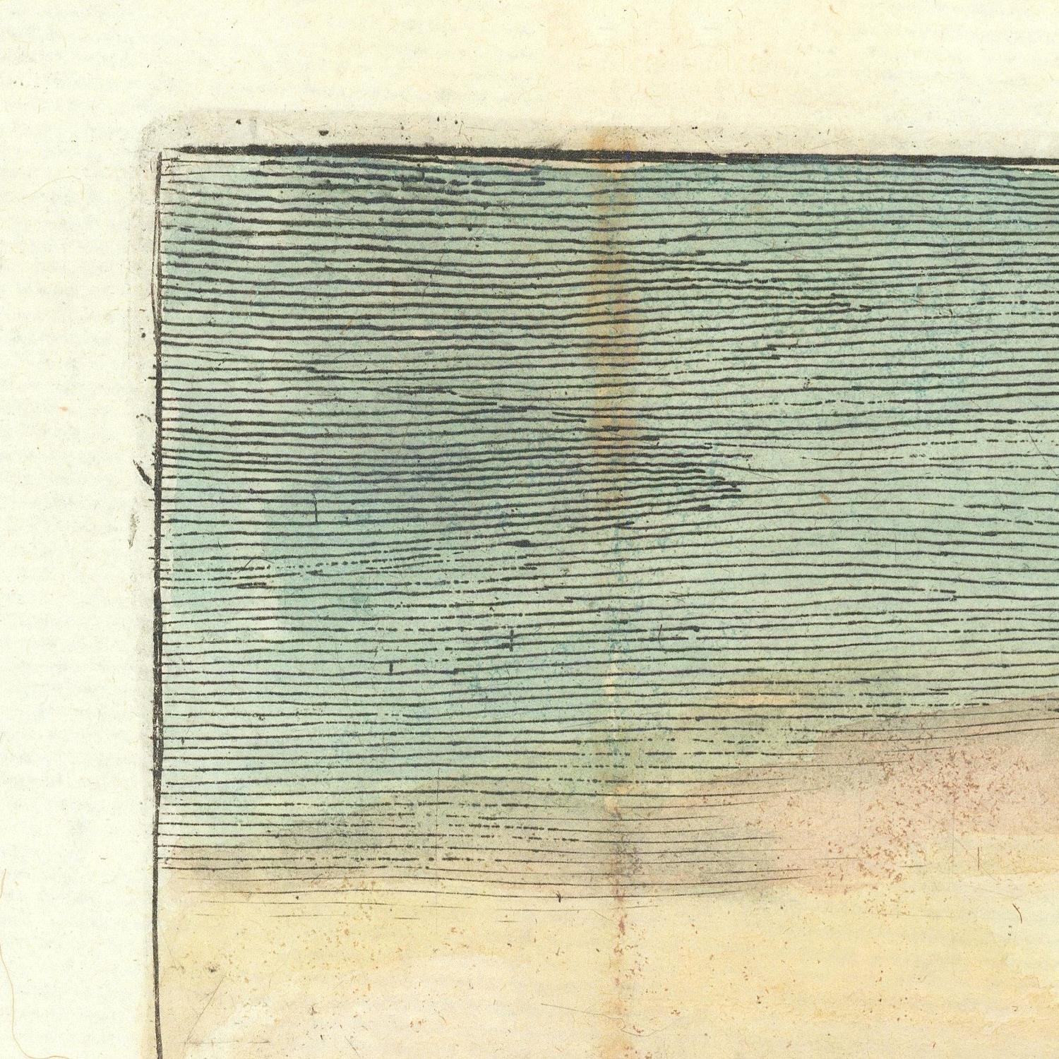 Textured green and beige surface with a pattern