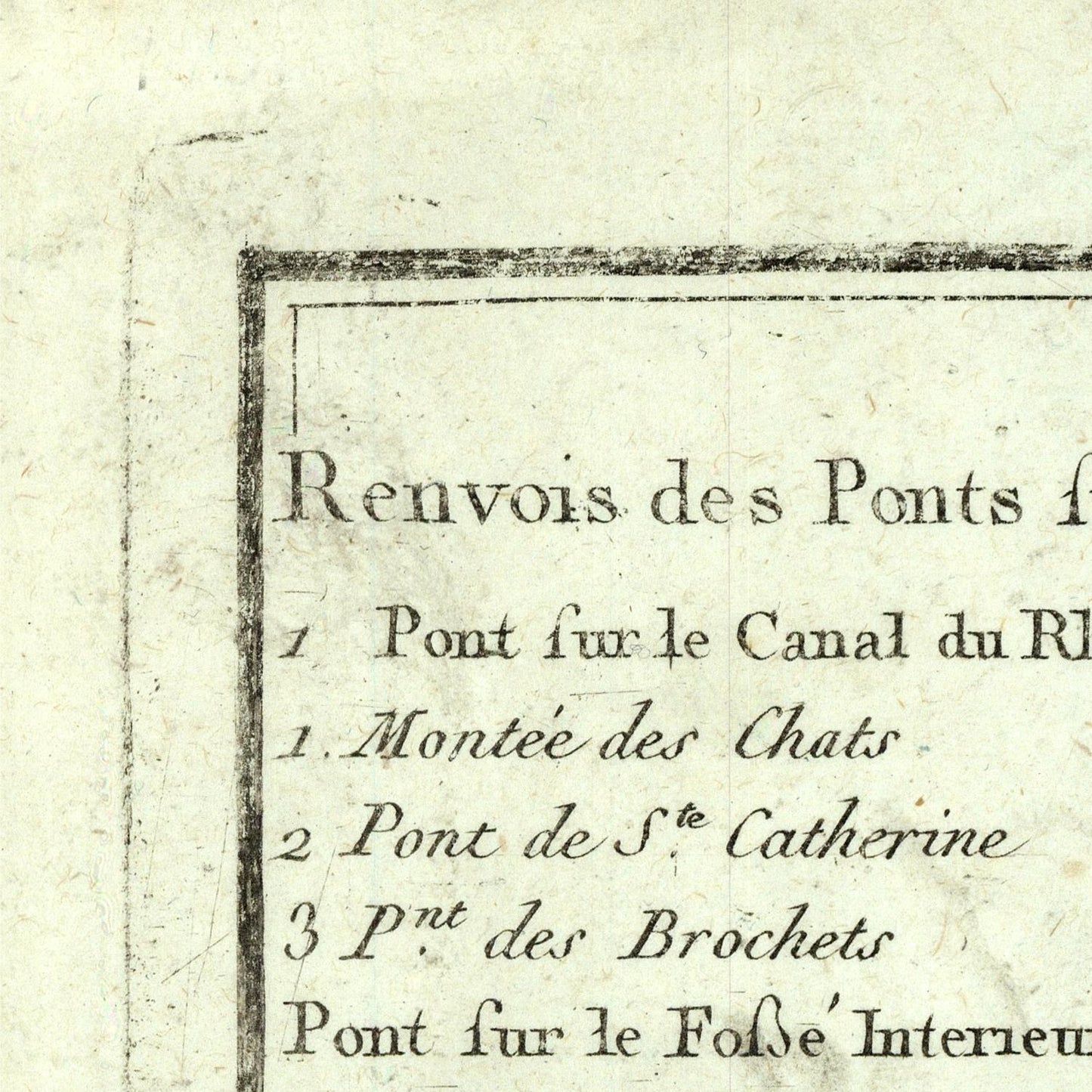detail of the map from the top left corner
