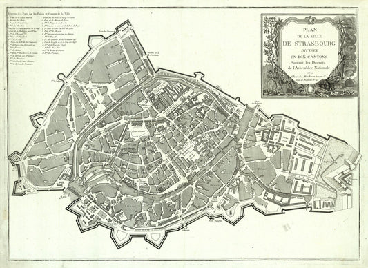 presentation of the map reproduction without a frame
