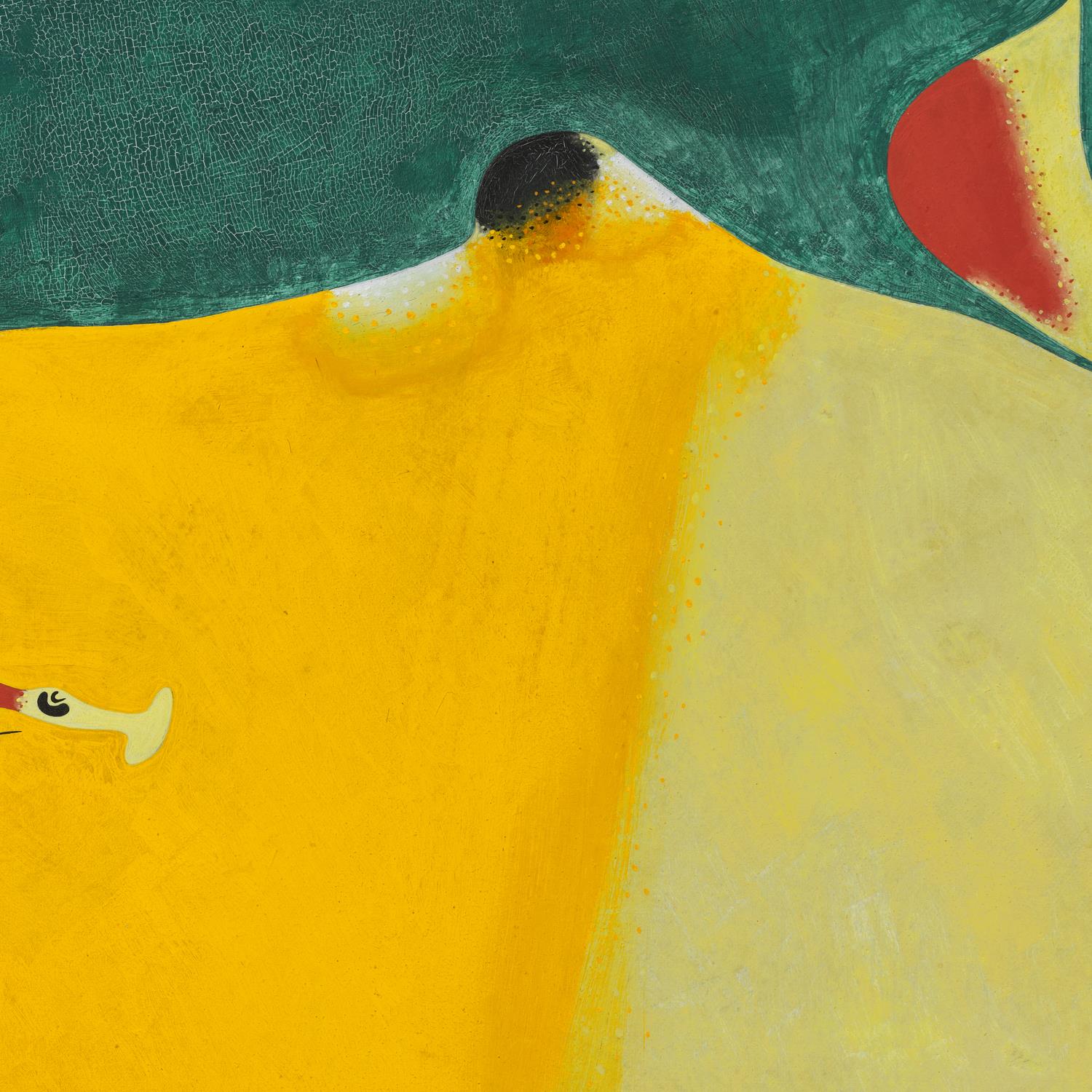 detail of the fine art reproduction from the centre 
