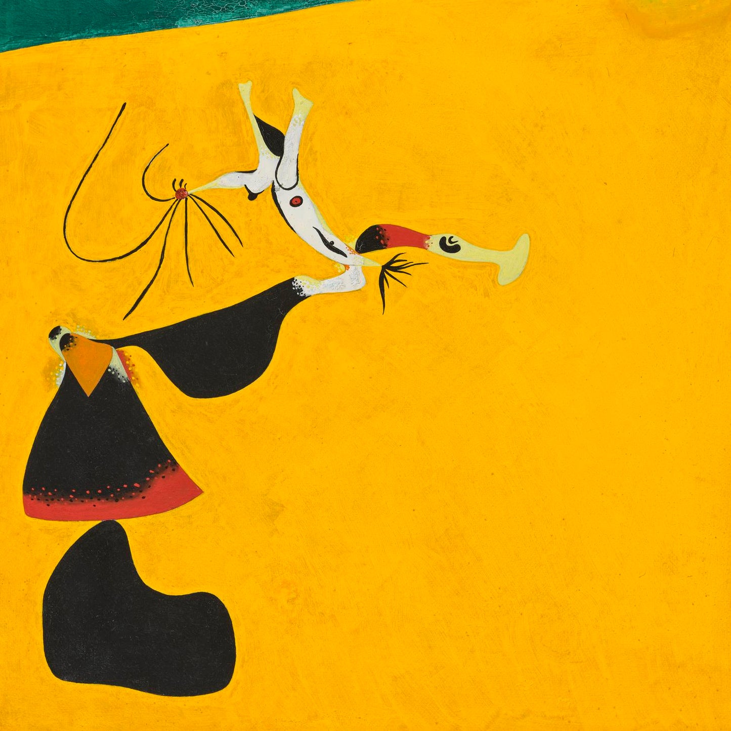 detail of the fine art reproduction from the bottom left corner
