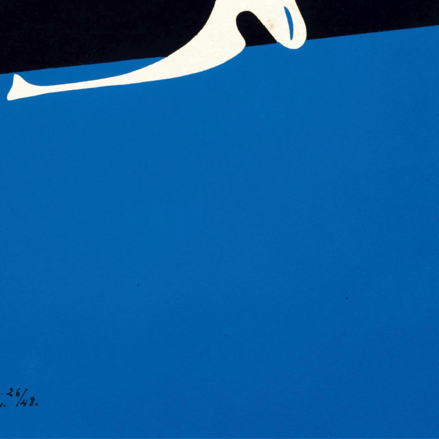detail of the fine art reproduction from the bottom right corner
