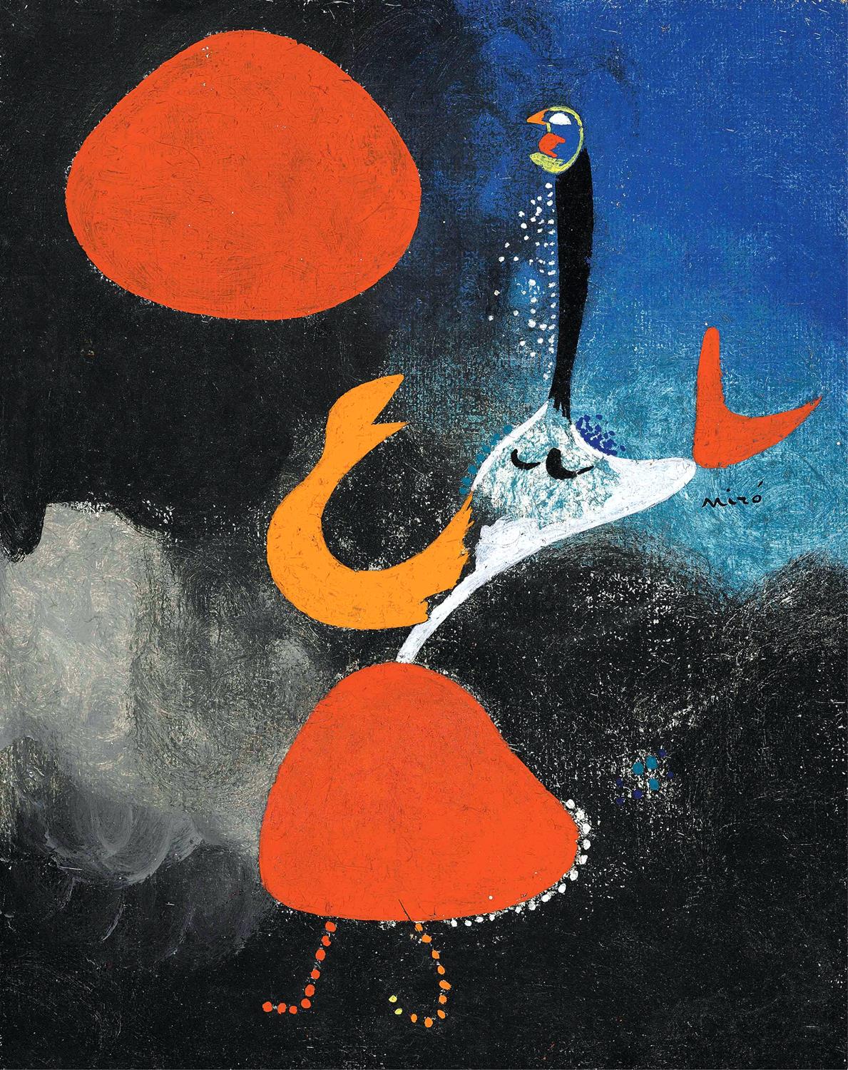 Joan Miró, Woman before the sun, 1938