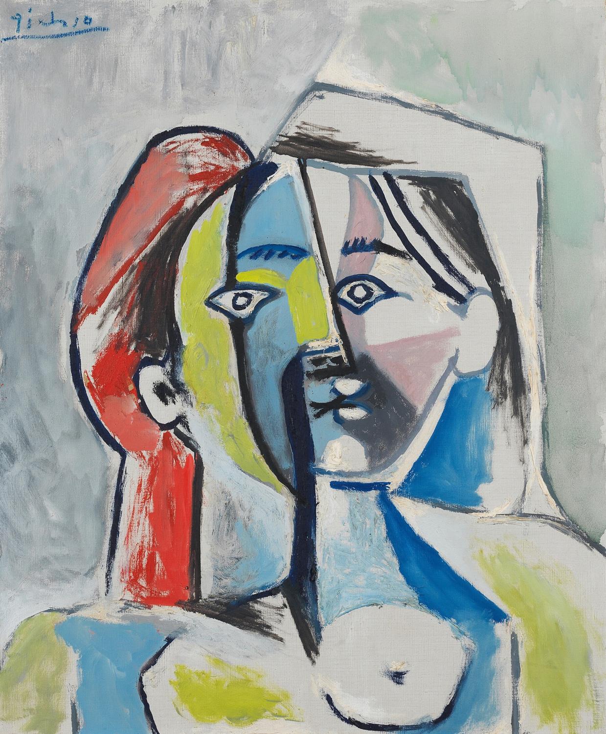 presentation of the fine art reproduction without a frame
