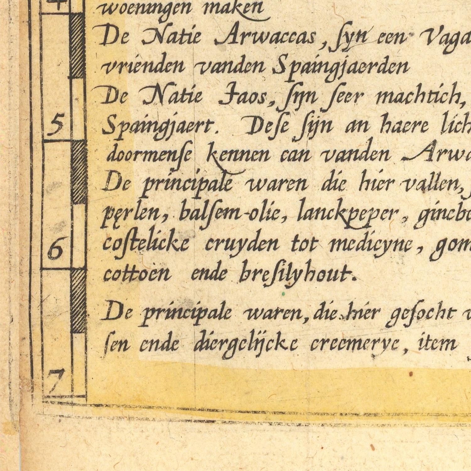 Text on a yellowed paper with a grid pattern