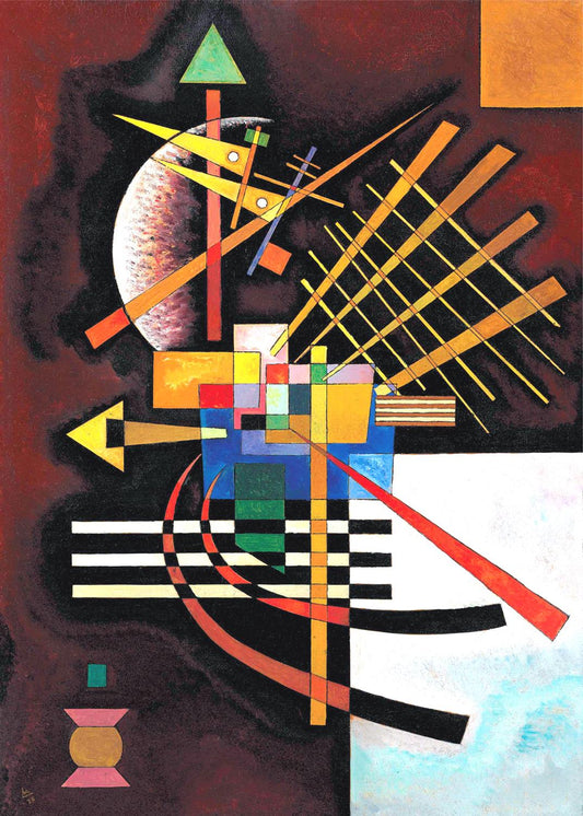 presentation of the fine art reproduction without a frame
