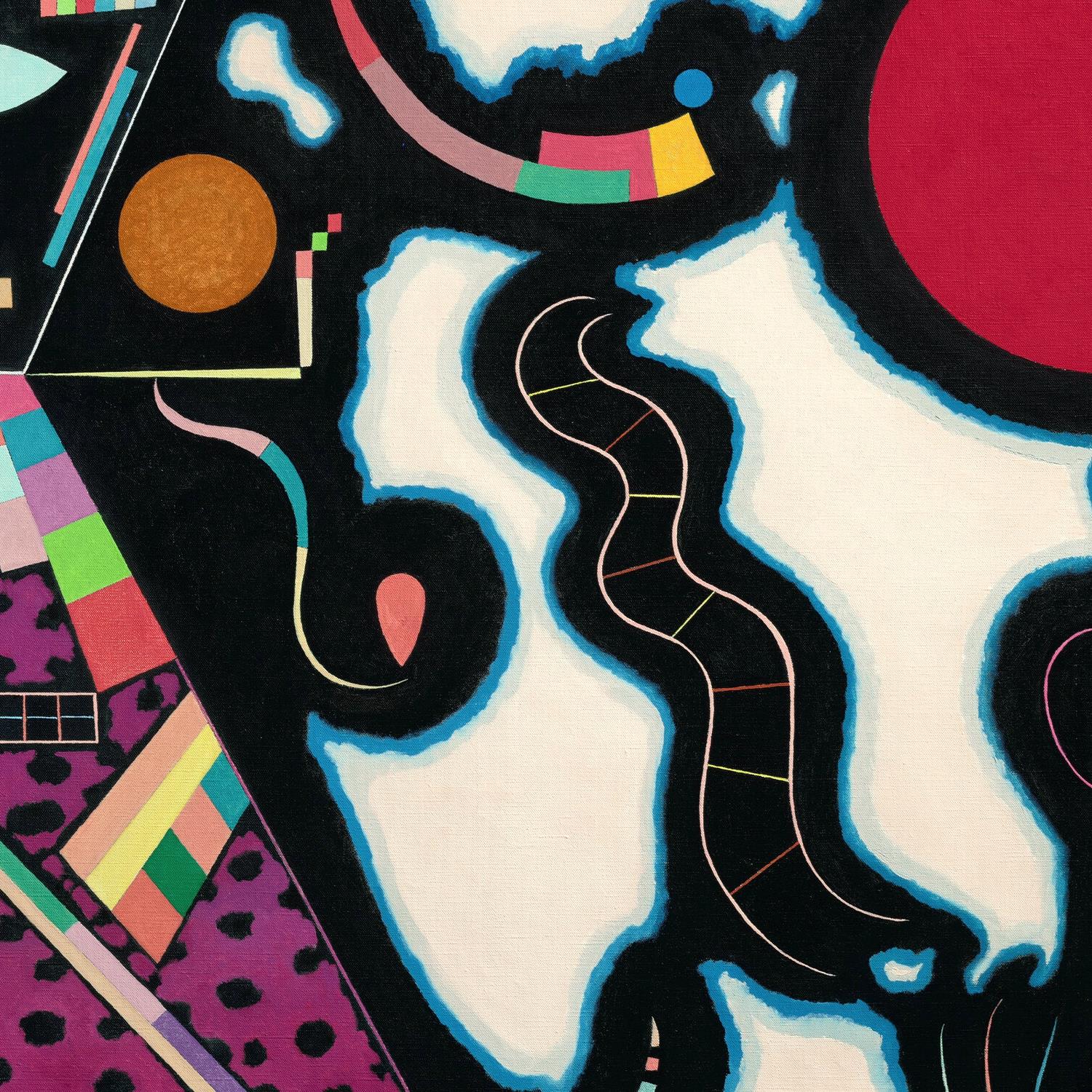 detail of the fine art reproduction from the centre 
