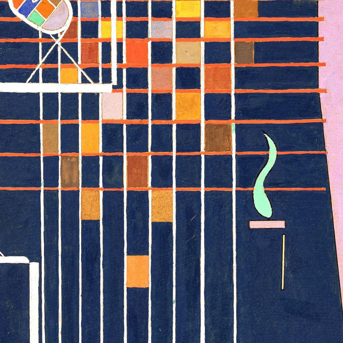 detail of the fine art reproduction from the centre 
