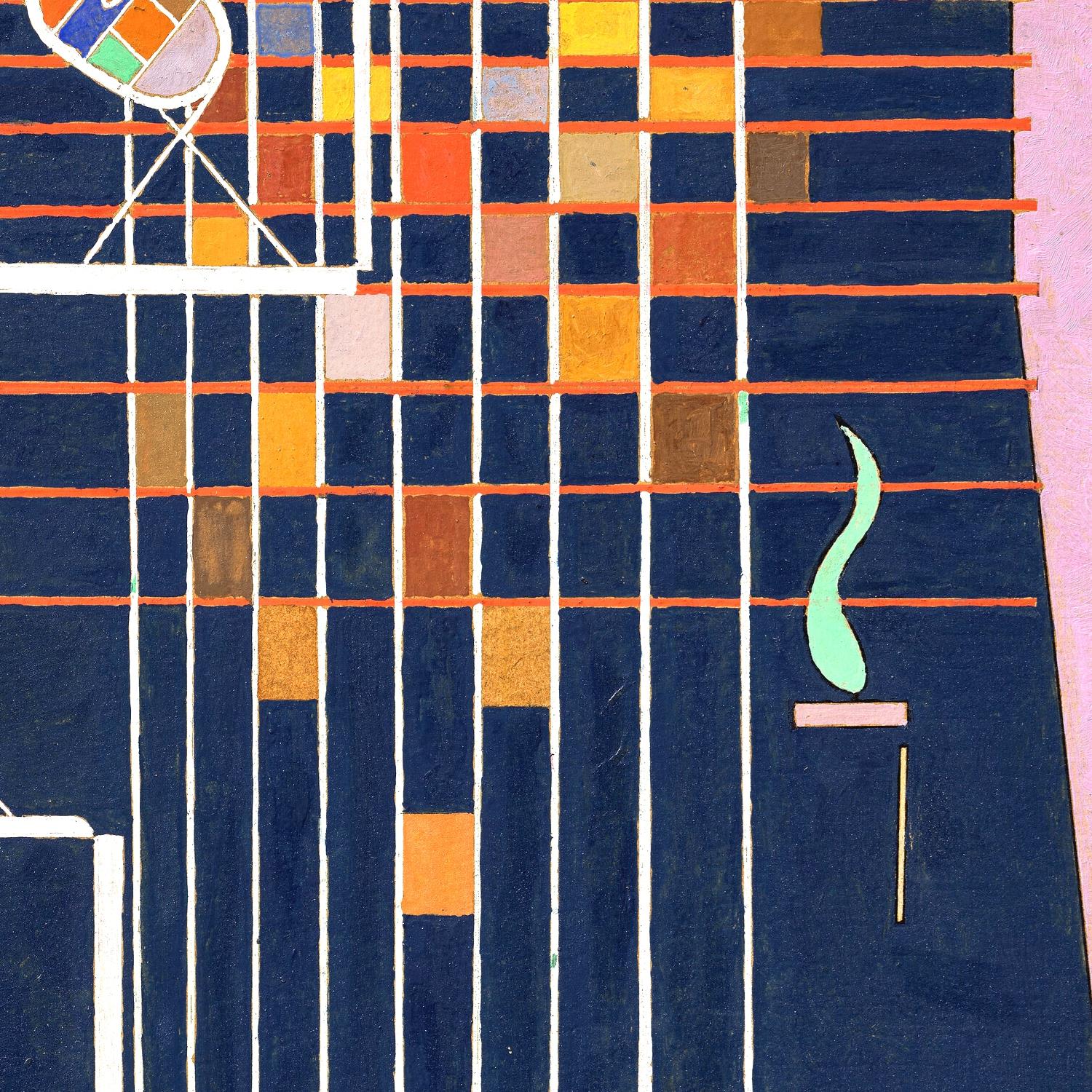 detail of the fine art reproduction from the centre 
