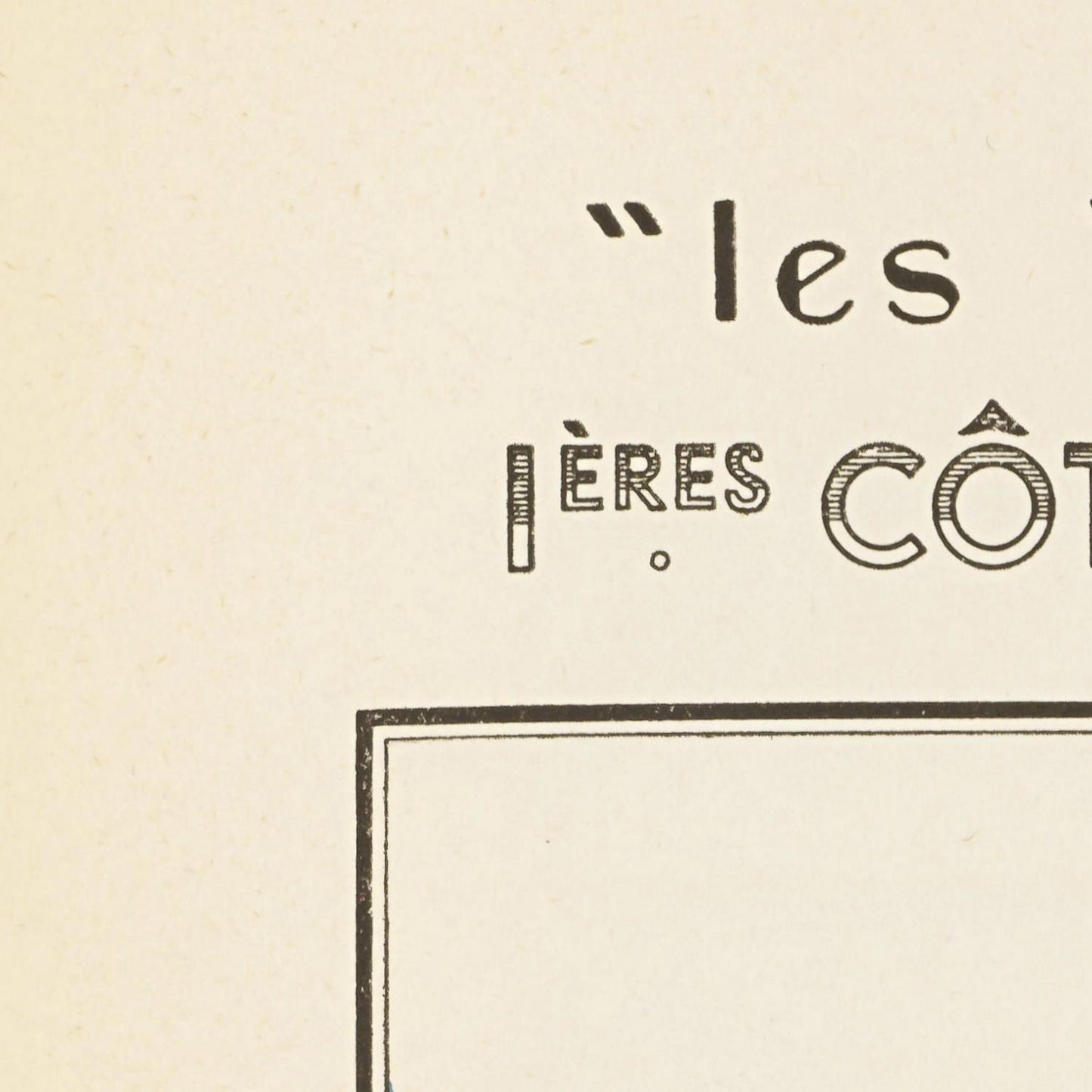 Vintage-style text on a beige background