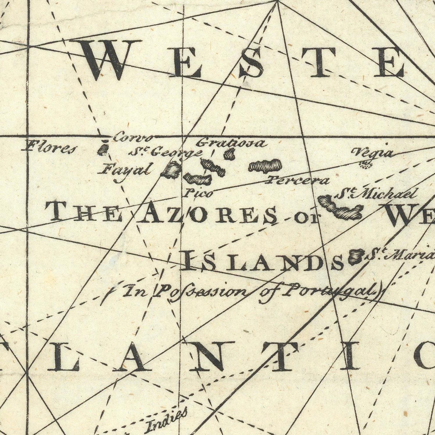 detail of the map from the centre 

