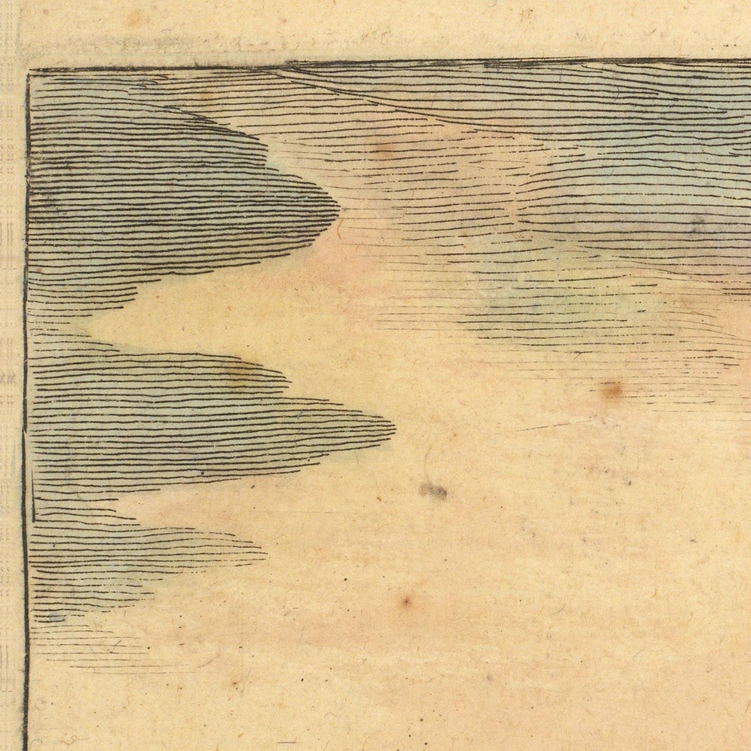 Close-up of a textured surface with wavy lines on a beige background