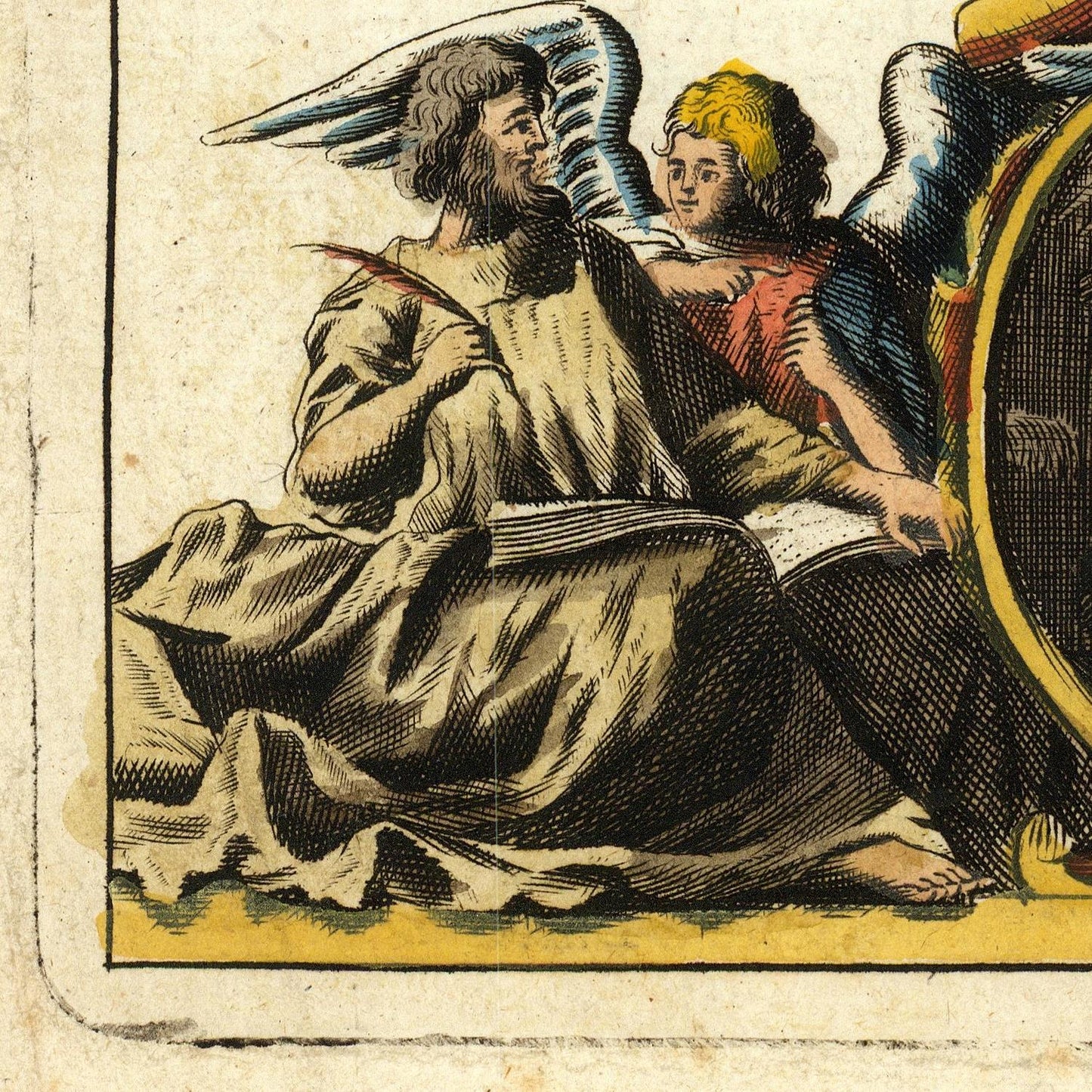 detail of the map from the bottom left corner
