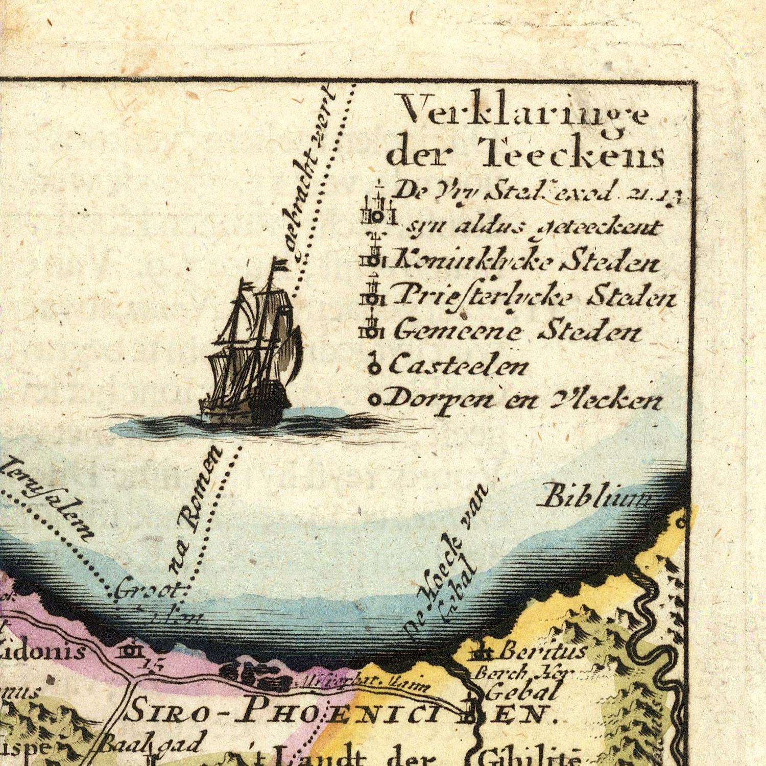 detail of the map from the top right corner
