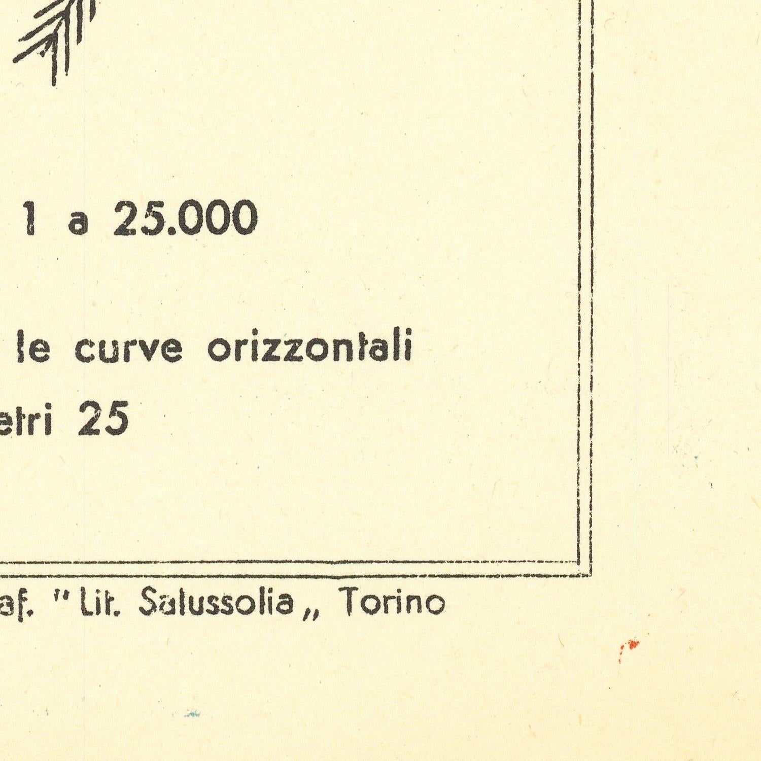 A close-up of a cream-colored printed page with black text and a thin border line. Visible text includes '1 a 25.