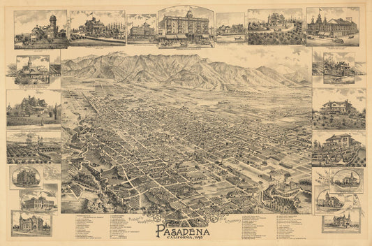 presentation of the map reproduction without a frame
