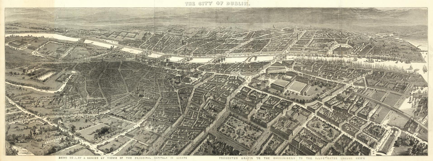 presentation of the map reproduction without a frame
