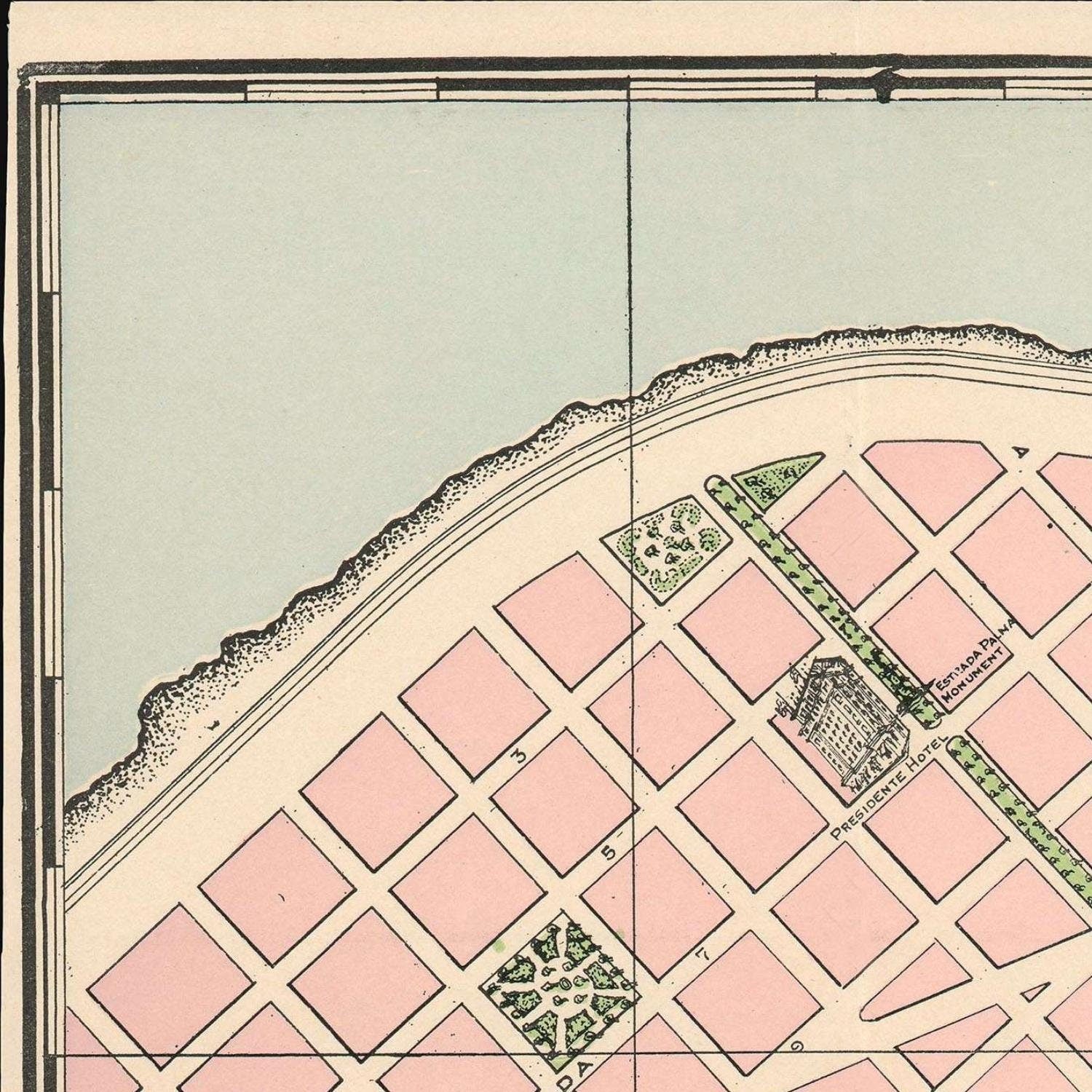 detail of the map from the top left corner
