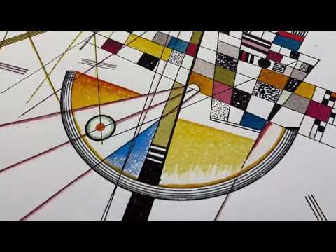 video presentation of fine art reproduction
