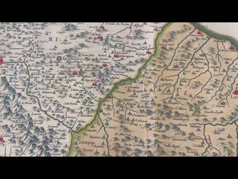 video presentation of the printed map
