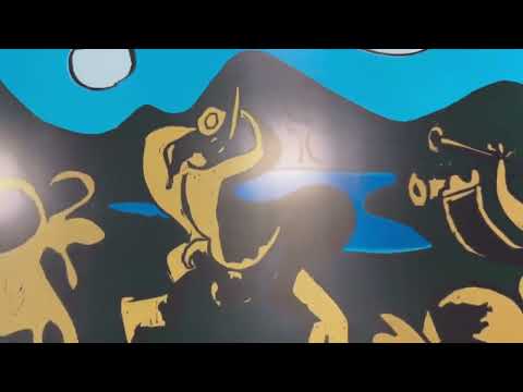 video presentation of the fine art reproduction
