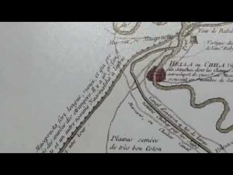 video presentation of the printed map
