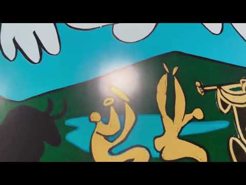 video presentation of the fine art reproduction
