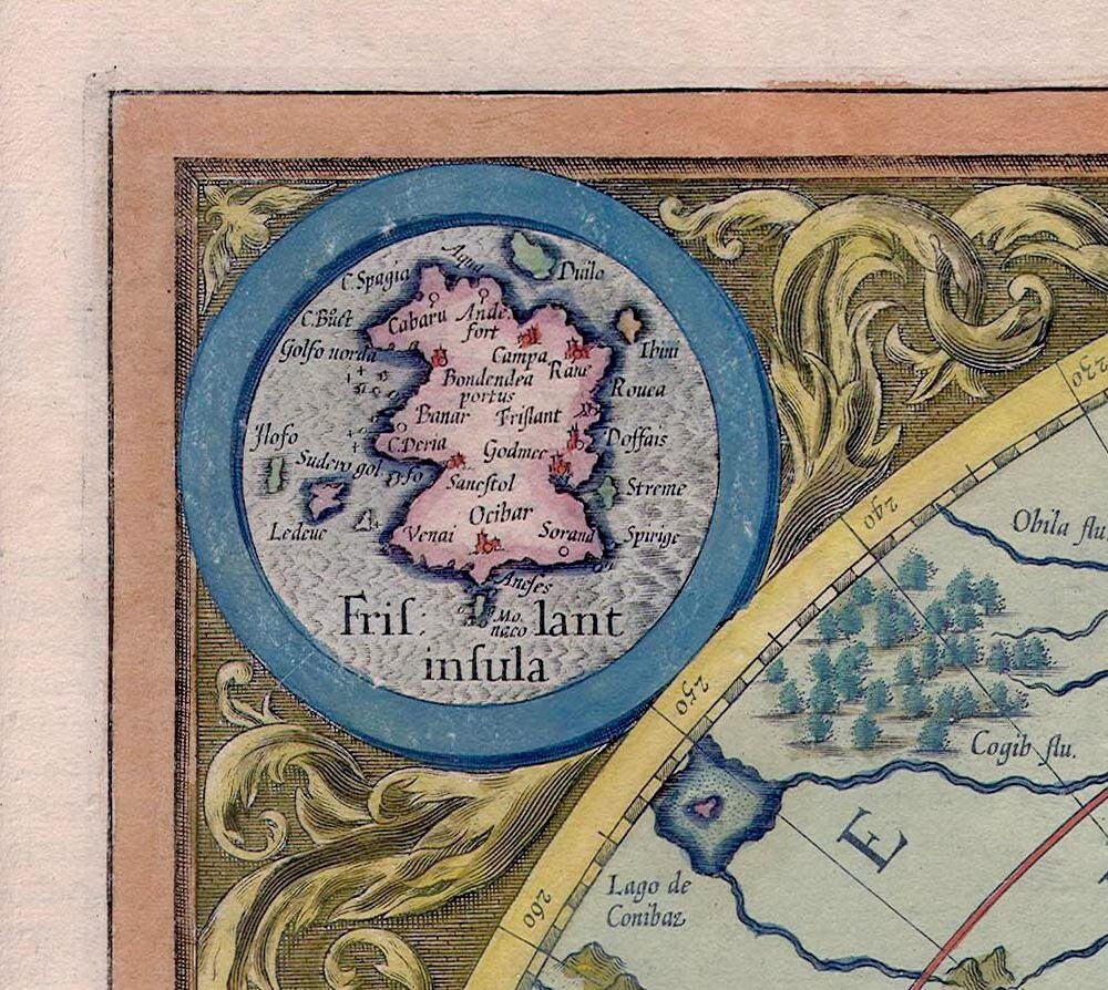 detail of the map from the centre left