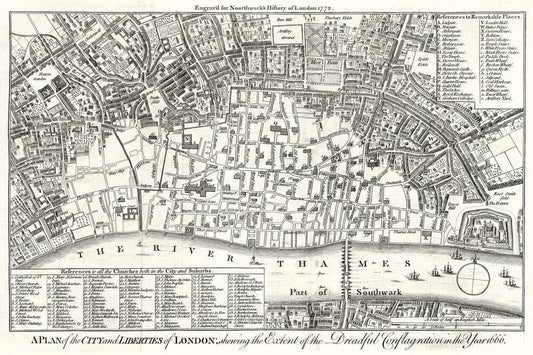 presentation of the map reproduction without a frame