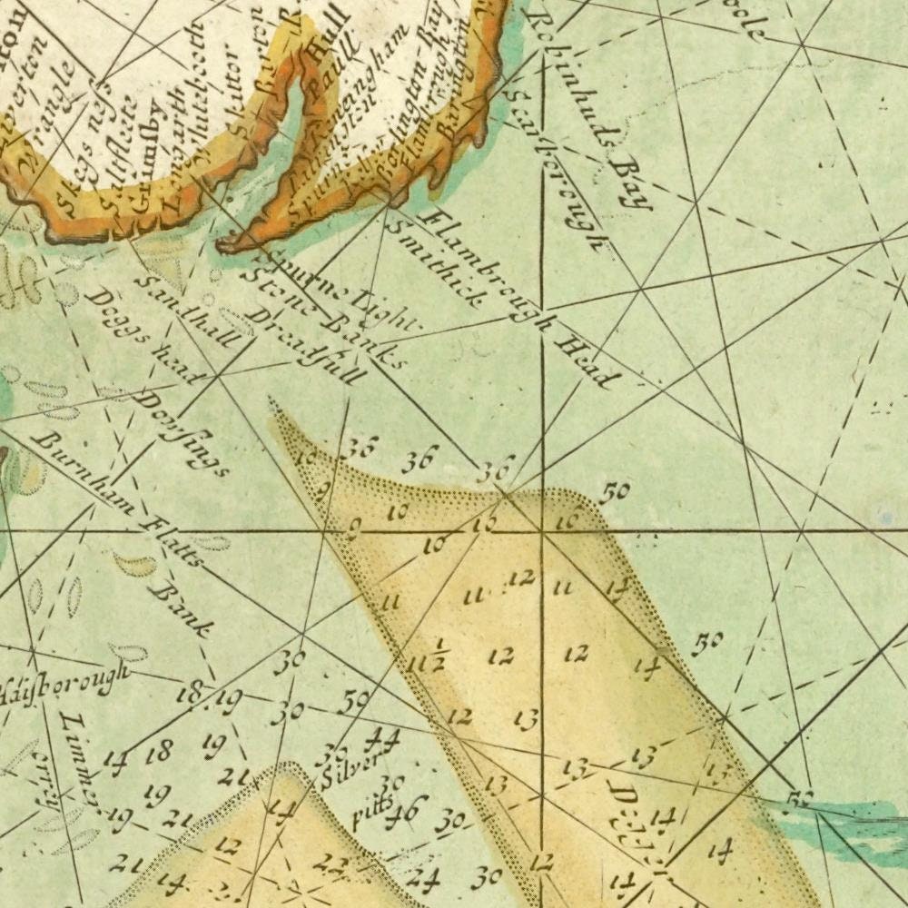 detail of the map from the centre left